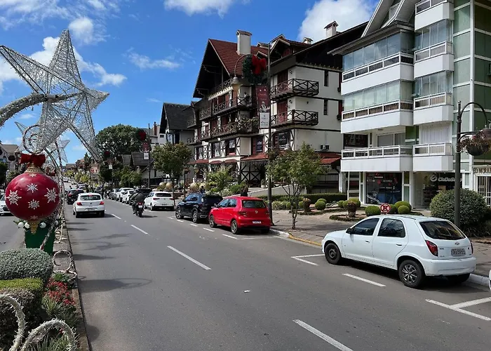 Apto 2Dorm 500M Rua Coberta By Achei Gramado